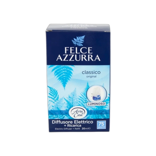 Elektryczny dyfuzor zapachu świecący Classico Felce Azzurra 20ml widok 2
