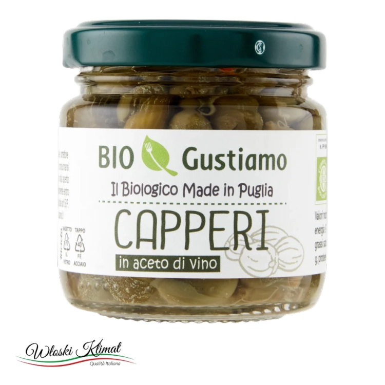 Kapary w occie BIO GUSTIAMO 100G - widok z przodu / opakowanie
