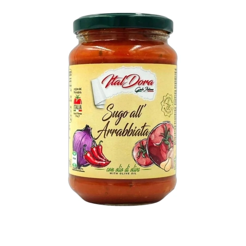 Sos pomidorowy z papryczką chilli Sugo all' Arrabbiata Ital Dora 350g - widok szczegółowy 2