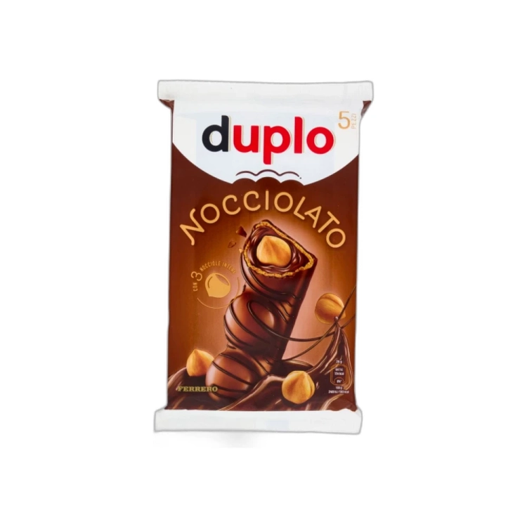 Wafelki orzechowe nocciolato DUPLO 5 szt. Ferrero 156g  widok 2