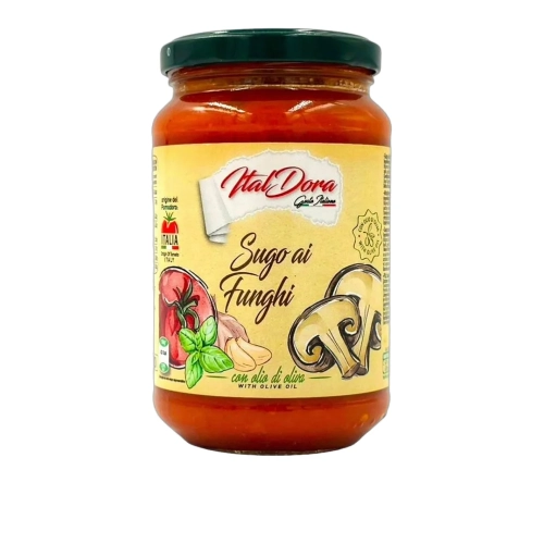 Sos pomidorowy z grzybami Sugo ai Funghi Ital Dora 350g - widok szczegółowy 2