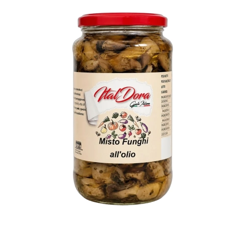 Grzyby mix w oleju z przyprawami Ital Dora 580g - widok szczegółowy 2