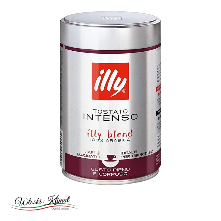Kawa mielona Espresso Intenso Illy 250 g - widok z przodu / opakowanie