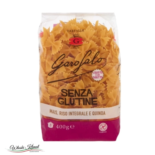Makaron kokardki bez glutenu Farfalle senza glutine Garofalo 400g widok 1