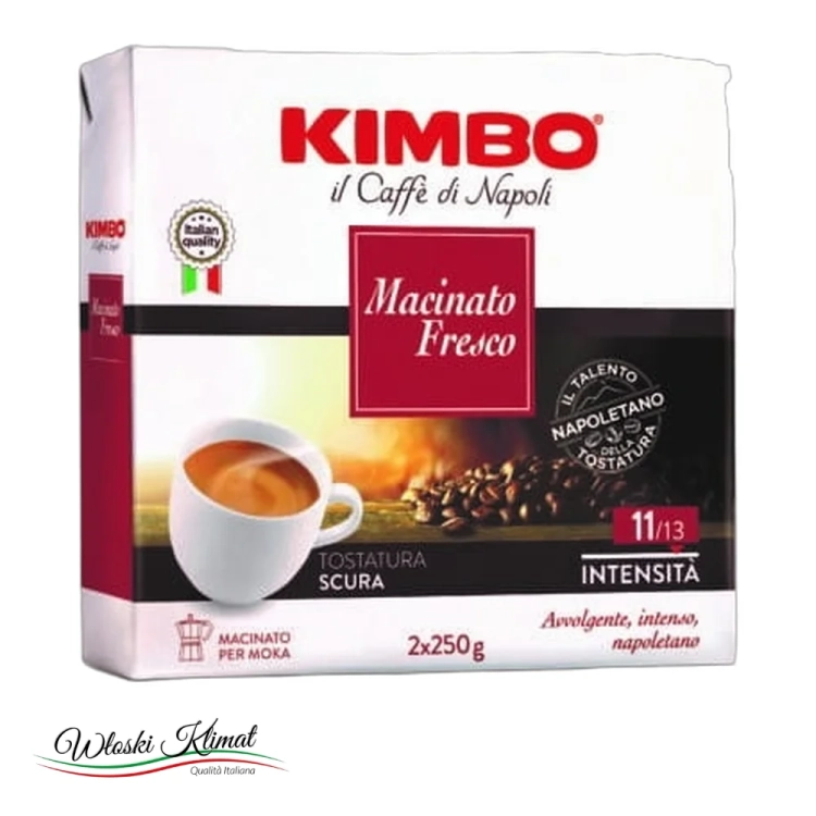 Kawa mielona Macinato Fresco Kimbo 2 x 250 g - widok z przodu / opakowanie