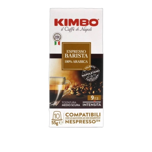 Kawa w kapsułkach Espresso Barista 10 szt. KIMBO - widok szczegółowy 2