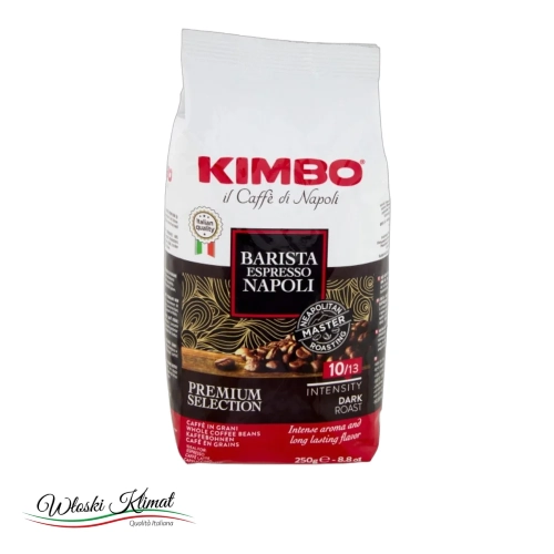Kawa ziarnista Barista Espresso Napoli KIMBO 250g - widok z przodu / opakowanie