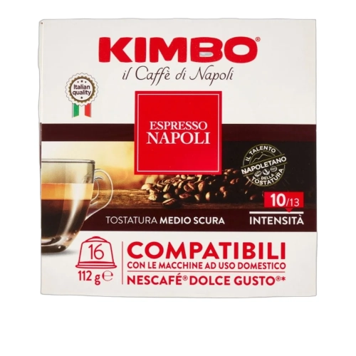 Kawa w kapsułkach Espresso Napoli 16 szt. KIMBO 112g - widok szczegółowy 2
