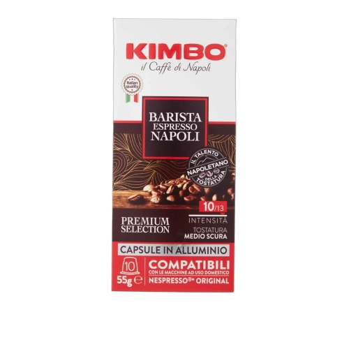 Kawa w kapsułkach Barista Espresso Napoli 10 szt. KIMBO 55g - widok szczegółowy 2