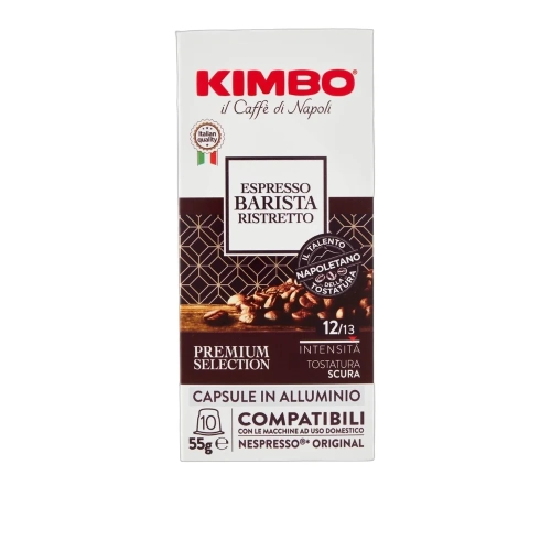 Kawa w kapsułkach Espresso Barista Ristretto 10 szt. KIMBO 55g - widok szczegółowy 2