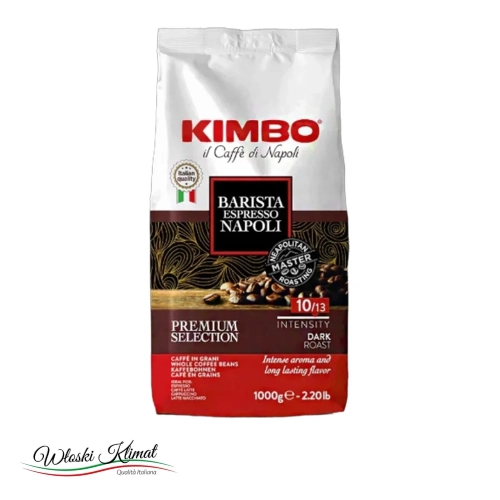 Kawa ziarnista Kimbo Espresso Napoletano 1kg - widok z przodu / opakowanie