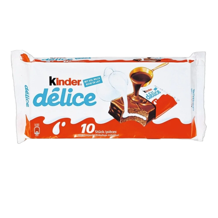 Mleczna kanapka Kinder Delice 10 szt. 390 g - widok szczegółowy 2