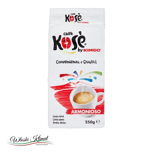 Kawa mielona KOSE Armonioso by KIMBO 250 g - widok z przodu / opakowanie