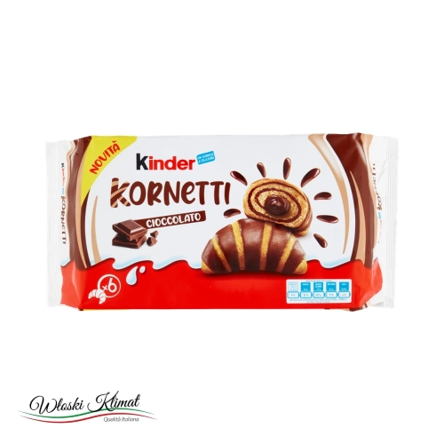 Rogaliki Kinder KORNETTI czekoladowe 6 szt 270g widok 2