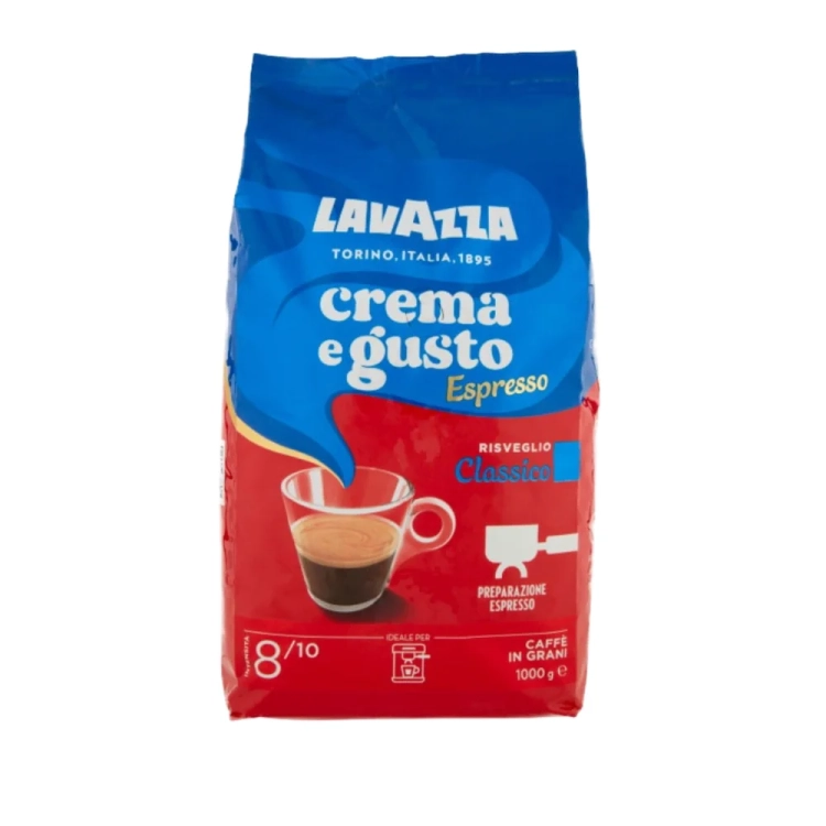 Kawa ziarnista LAVAZZA Espresso Crema e Gusto Classico 1 KG - widok szczegółowy 2
