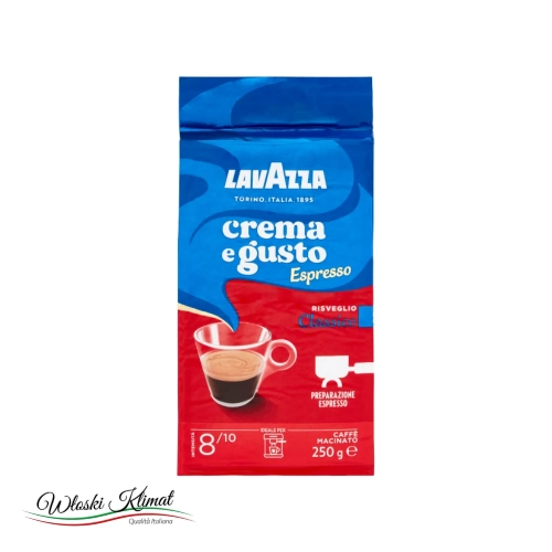 Kawa mielona LAVAZZA Crema e Gusto Espresso 250g - widok z przodu / opakowanie