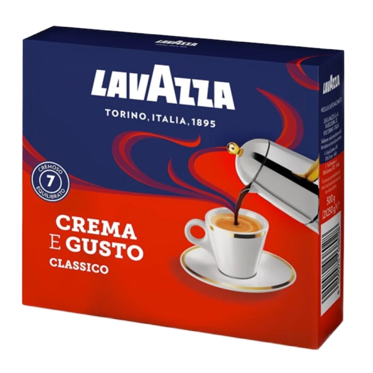 Kawa mielona Lavazza Crema e Gusto Classico 2 x 250 g - widok szczegółowy 2