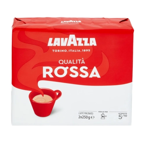 Kawa mielona Lavazza Qualita Rossa 2x250g - widok szczegółowy 2