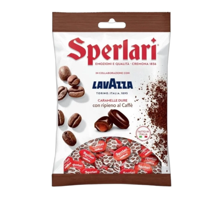 Cukierki nadziewane o smaku kawy Lavazza Sperlari 150g - widok szczegółowy 2