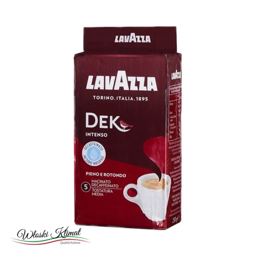 Kawa mielona LAVAZZA Intenso bez kofeiny 250 g - widok z przodu / opakowanie
