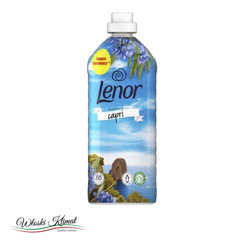 Płyn do płukania Capri LENOR 840ml - widok z przodu / opakowanie