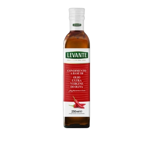 Oliwa z oliwek Extra Vergine z papryczką chilli Peperoncino LEVANTE 250ml - widok szczegółowy 2