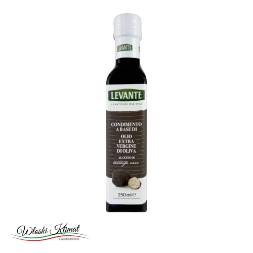 Oliwa z oliwek extra vergine truflowa LEVANTE 250ml - widok z przodu / opakowanie