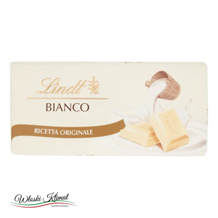 Czekolada biała Lindt 100 g - widok z przodu / opakowanie