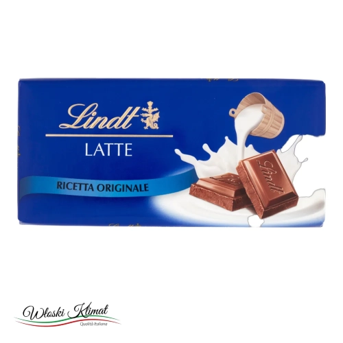 Czekolada  mleczna Latte Lindt 100 g - widok z przodu / opakowanie