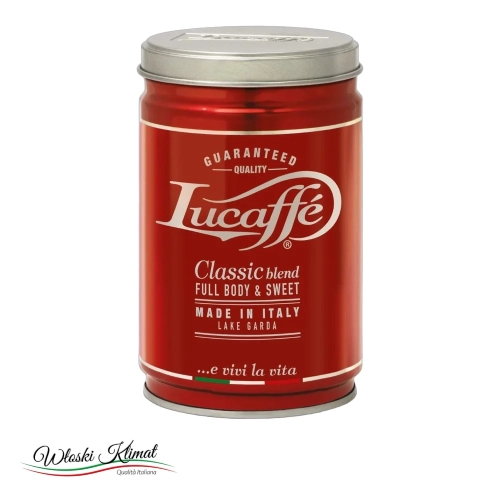 Kawa mielona w puszce Classic LUCAFFE 250g - widok z przodu / opakowanie