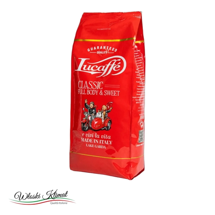Kawa ziarnista Classic LUCAFFE 1kg - widok z przodu / opakowanie