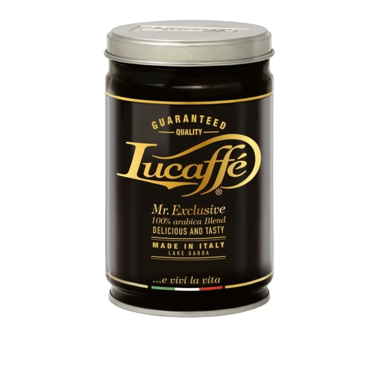 Kawa mielona Mr. Exclusive 100% Arabica w puszce LUCAFFE 250g - widok szczegółowy 2