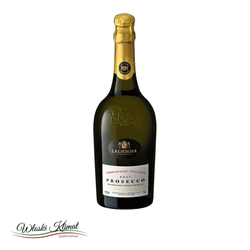 Wino musujące Prosecco Treviso DOC Extra Dry LA GIOIOSA 750ML - widok z przodu / opakowanie