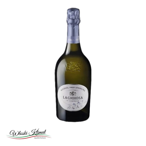 Wino musujące bezalkoholowe LA GIOIOSA 750ML - widok z przodu / opakowanie