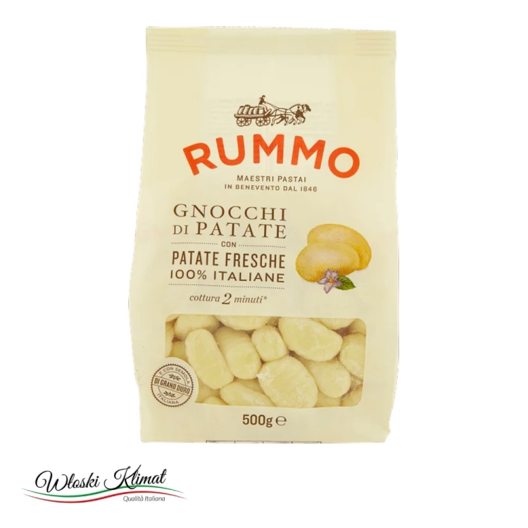 Gnocchi kluski ziemniaczane RUMMO 500 g - widok z przodu / opakowanie
