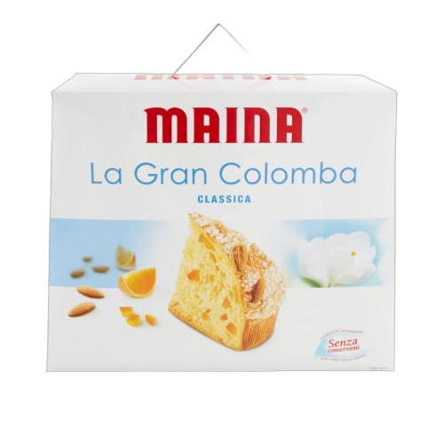 Babka klasyczna z migdałami i skórką pomarańczy Colomba Classica Maina 1kg - widok szczegółowy 2