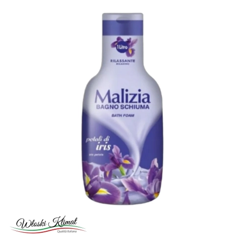 Płyn do kąpieli Irys Petali di Iris MALIZIA 1L - widok z przodu / opakowanie