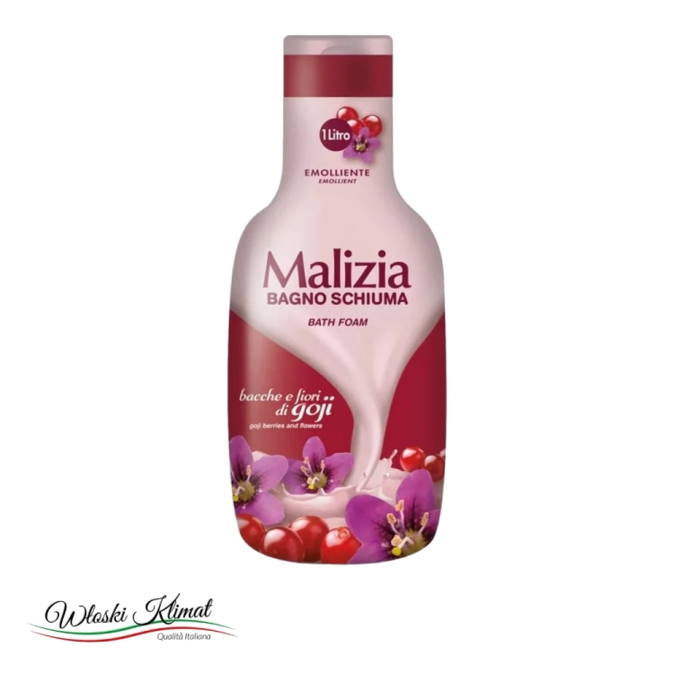 Płyn do kąpieli Owoce Goji MALIZIA 1L - widok z przodu / opakowanie