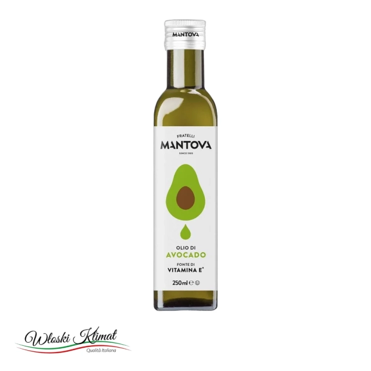 Olej z awokado Olio di Avocado Mantova 250ml - widok z przodu / opakowanie
