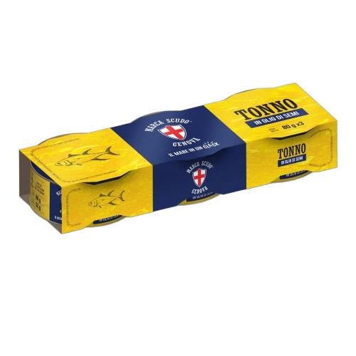 Tuńczyk w oleju MARCA SCUDO GENOVA (3 x 80g) 240g - widok szczegółowy 2