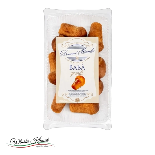 Deser Babeczki Neapolitańskie duże Baba Napoletana Grande Mascolo 180g - widok z przodu / opakowanie