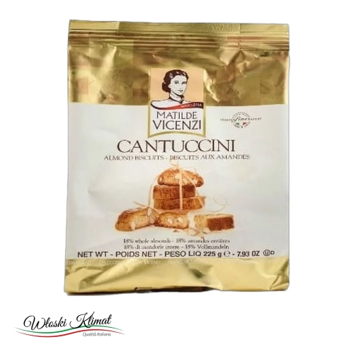Cantuccini ciastka Matilde Vicenzi 225 g - widok z przodu / opakowanie