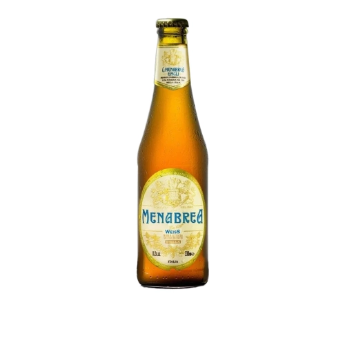 Piwo niefiltrowane Premium Weiss MENABREA 330ml - widok szczegółowy 2