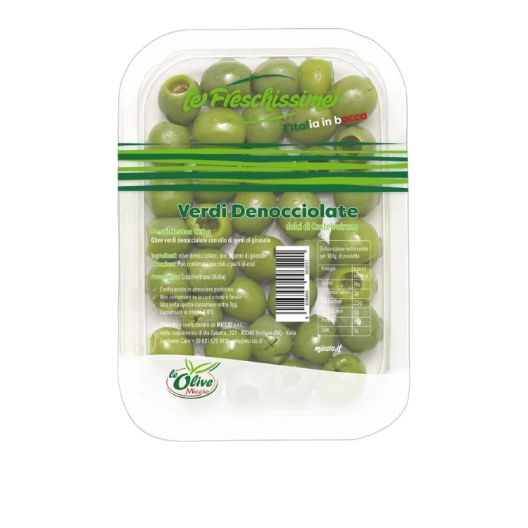Zielone oliwki bez pestek duże CASTELVETRANO 120g - widok szczegółowy 2