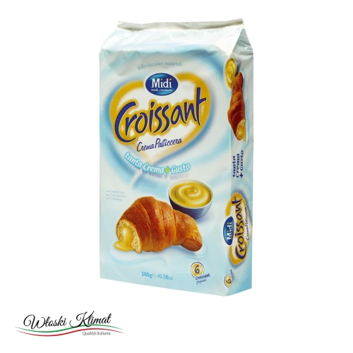 Rogaliki z kremem budyniowym x 6 MIDI 300 g - widok z przodu / opakowanie
