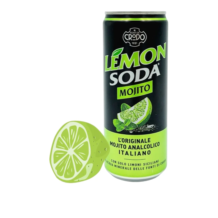 Lemon Soda Mojito Fonti di Crodo 330 ml - widok szczegółowy 2
