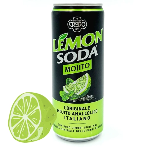 Lemon Soda Mojito Fonti di Crodo 330 ml X 24 szt. - widok szczegółowy 2