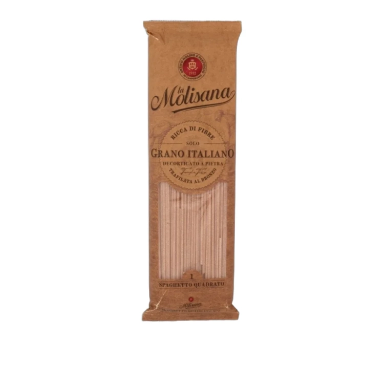 Makaron pełnoziarnisty Spaghetto Quadrato  Molisana 500 g - widok szczegółowy 2