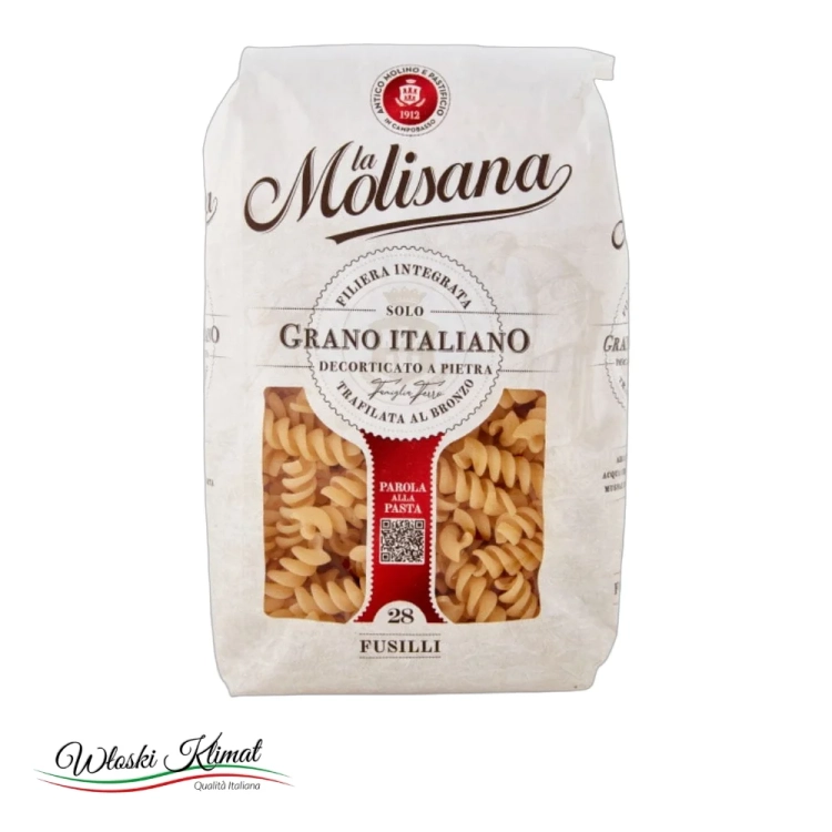 Makaron FUSILLI n° 28 Molisana 500 g - widok z przodu / opakowanie