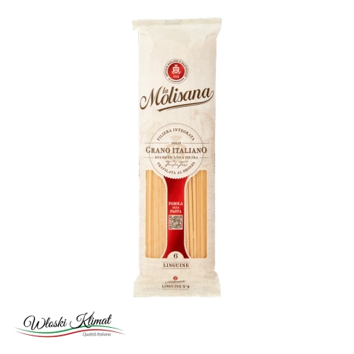 Makaron Spaghetti Linguine LA MOLISANA  n° 6  500g - widok z przodu / opakowanie
